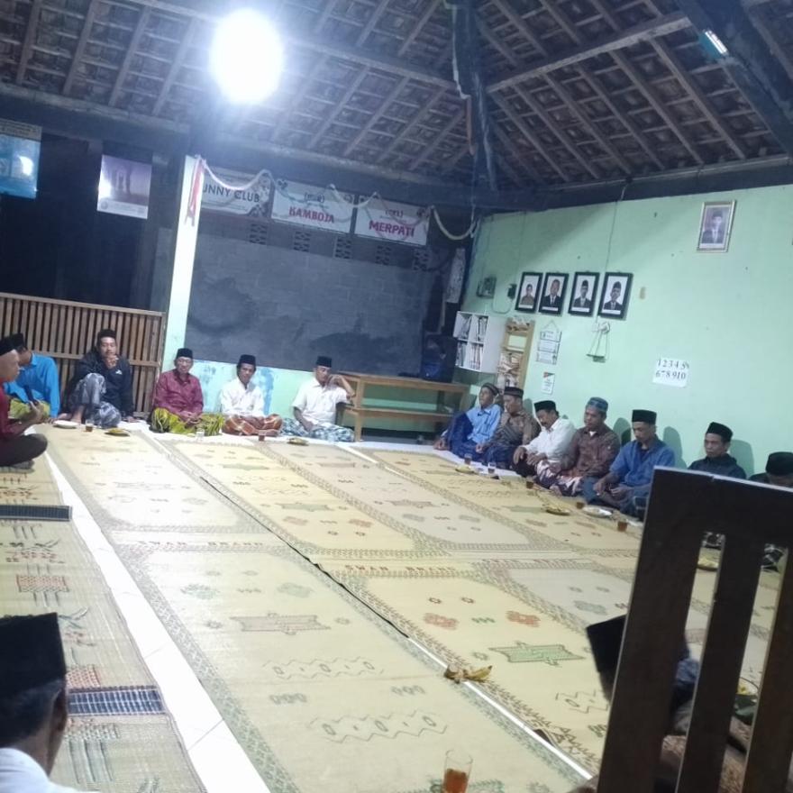 Warga Sangkrek Peringati Hari Jadi Padukuhan Sangkrek Ke-77 di Balai Padukuhan